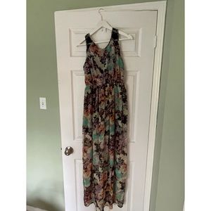 Costa Blanca floral maxi dress